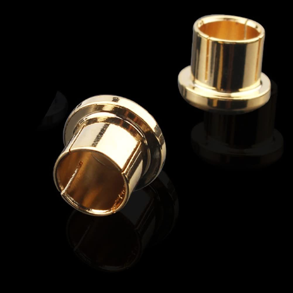 8Pcs Gold Plated Protection Cap Plug Short-Circuit Socket Phono Connector Shielding Plug Socket Protection Cover Cap