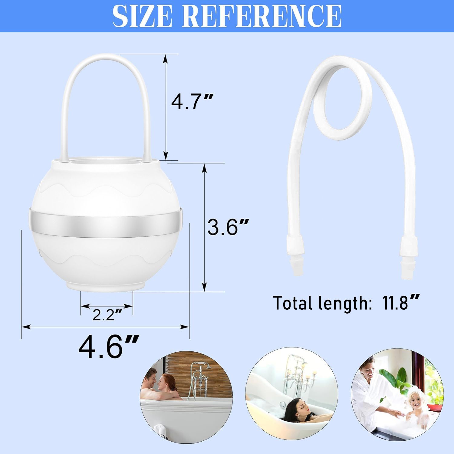 Bath Ball Filter - 8 Stages Bath Filter- Removes Hundreds of Contaminants, Purify Your Bathwater for Healthier Skin and Hair