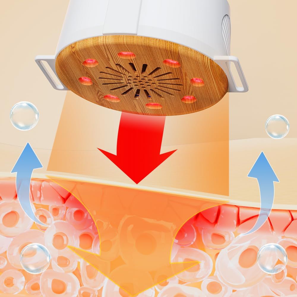 Smart Smokeless Moxibustion Box, Intelligent Temperature Control, Time Control, LCD Temperature Display, Portable Moxibustion