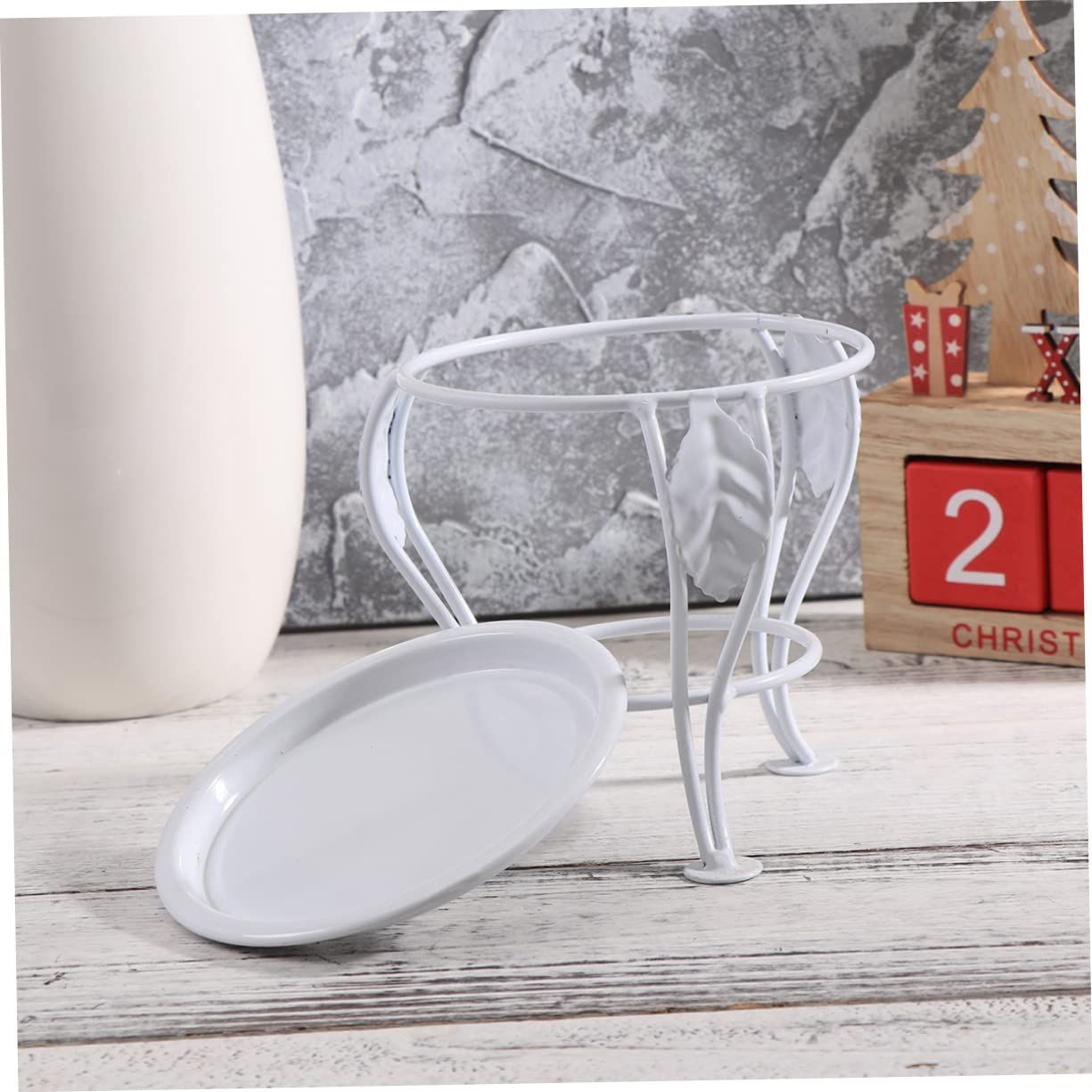 Iron Small Pot Stand Flower Stand Plants Stand Outdoor Indoor Succulent Pot Holder for Bedroom Garden