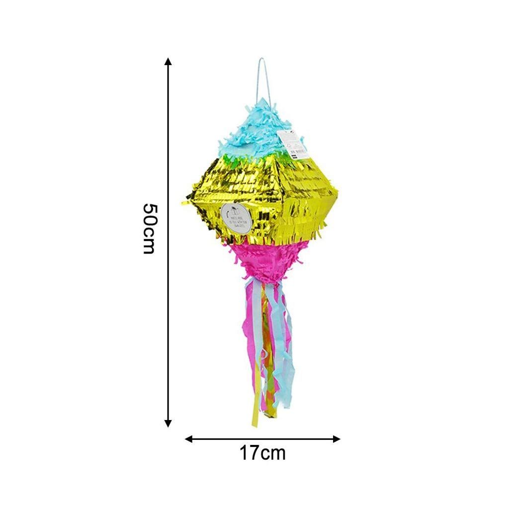Russian Nesting Diamond Pinata Birthday Party Supplies Foil Pinata Props Handmade Easy to Use Wide Application