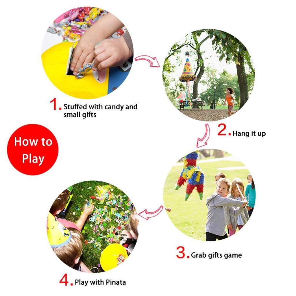 Russian Nesting Diamond Pinata Birthday Party Supplies Foil Pinata Props Handmade Easy to Use Wide Application