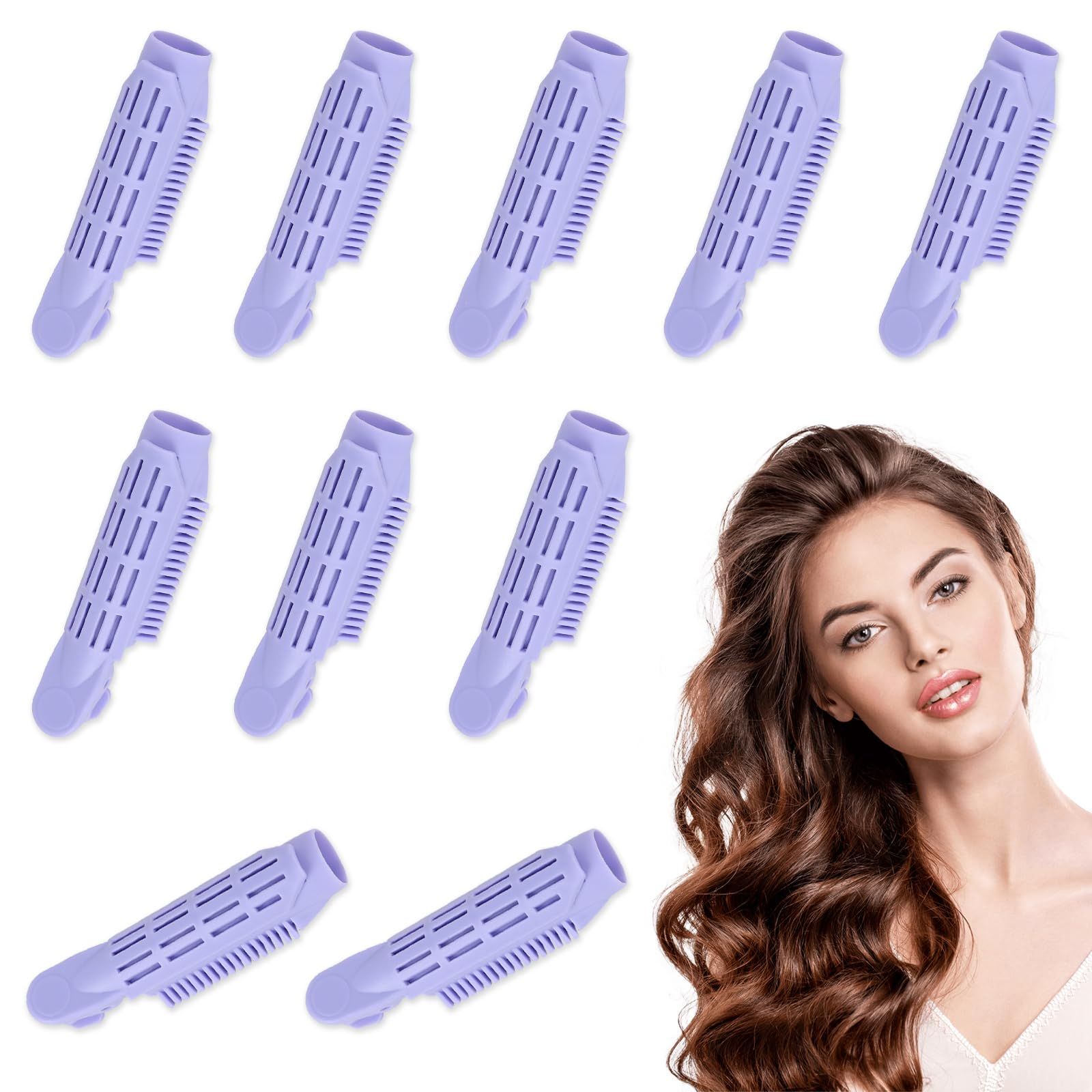 Volumizing Hair Clips for Roots, Natural Fluffy Volume Hair Clips Curler, 10PCS Hair Root Clips for Volume, Hair Rollers Instant