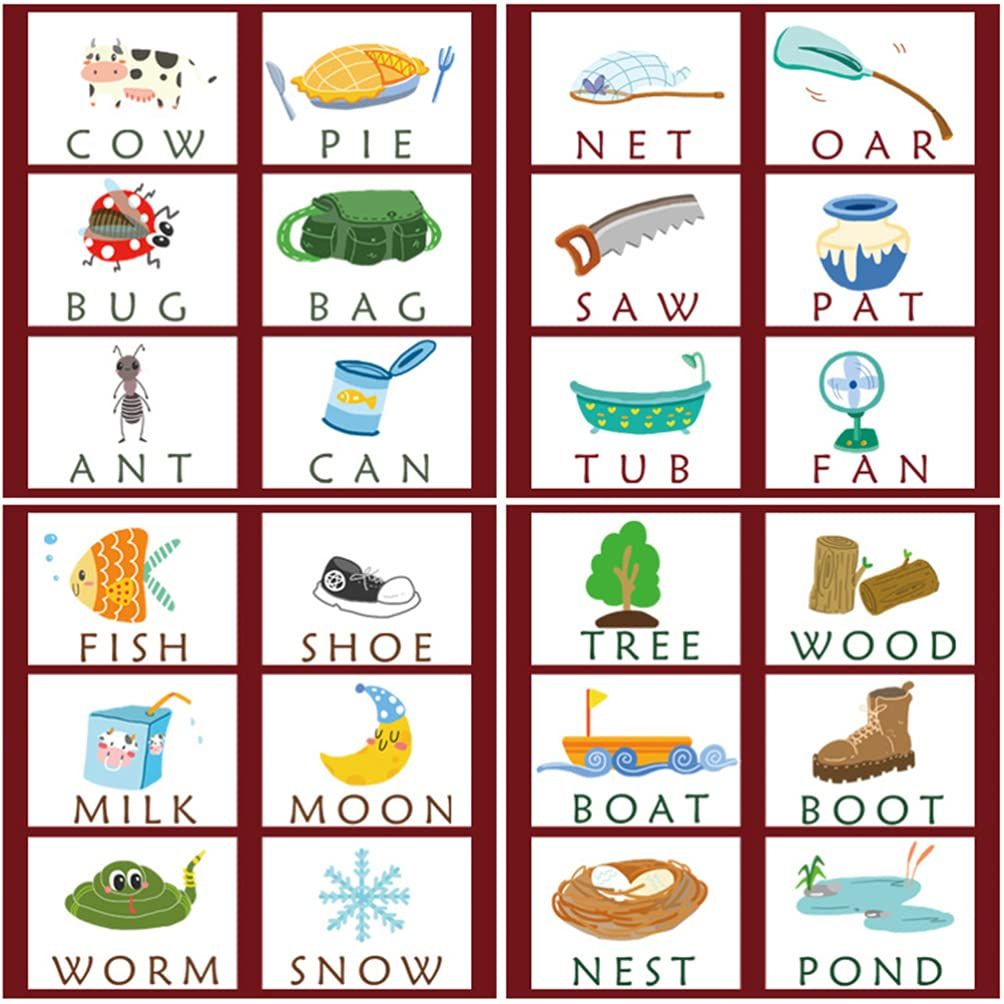 English Words Puzzle Educational Toy Kid Puzzle Toy Alphabet Jigsaw Puzzle Sorter English Cardboard Puzzle Alphabet Block