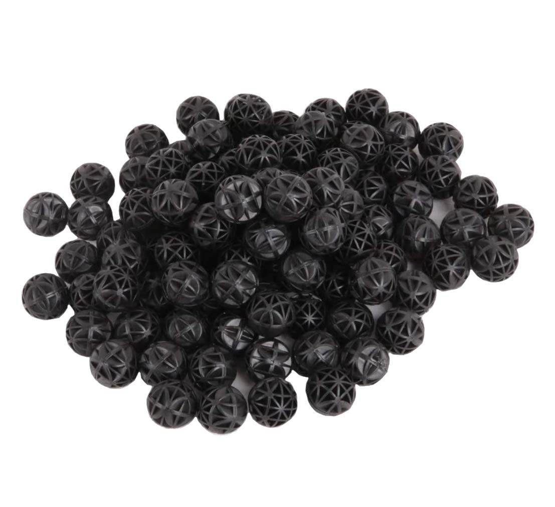 100pcs 0.62-Inch Aquarium Bio Balls Filter Media, Aquarium Fish Tank Filter Media, Pond Media Filter Balls with Media Bags