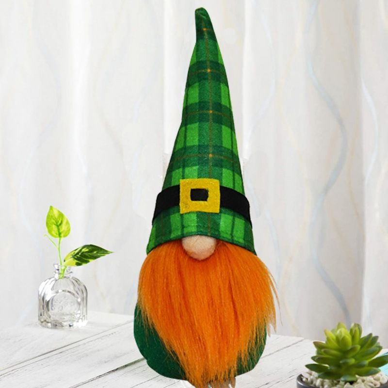 2pcs Dwarf Decoration, Fairy Swedish Dwarf Decoration Green Irish Fairy Dwarf Doll Elf Home Decoration Festival Ornament