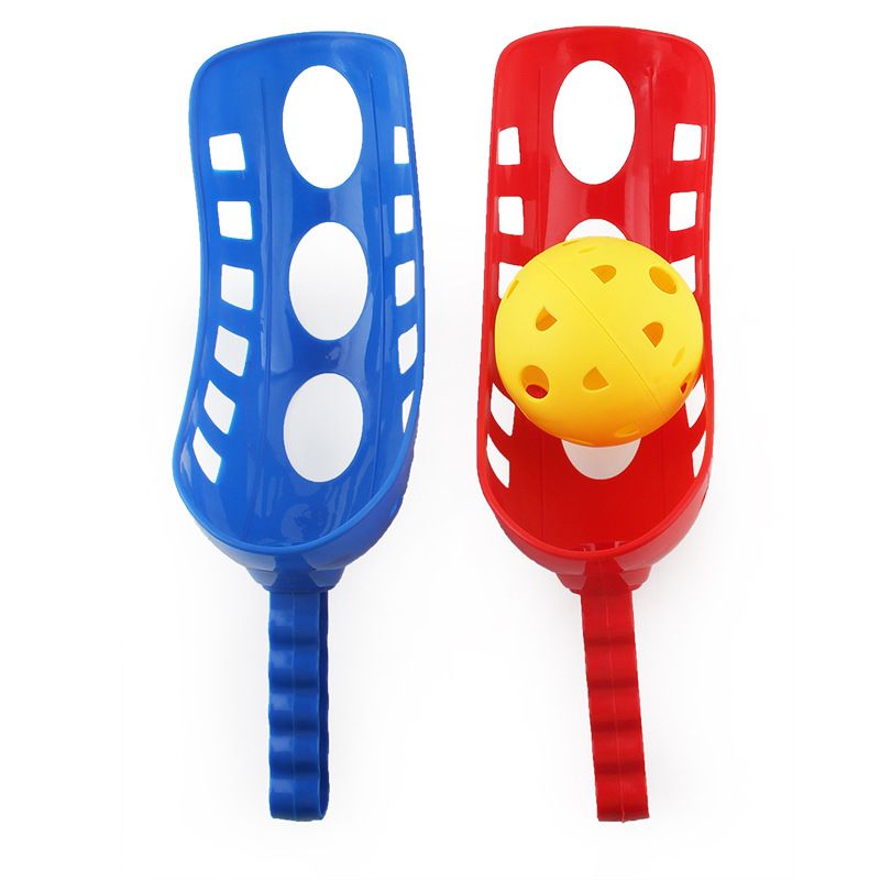 Sports Scoop Ball Game, Scoop and Toss Game, includes 2 Scoops & 2 Balls, Outdoor Lawn Game for Girls/Boys/Kids and Adults