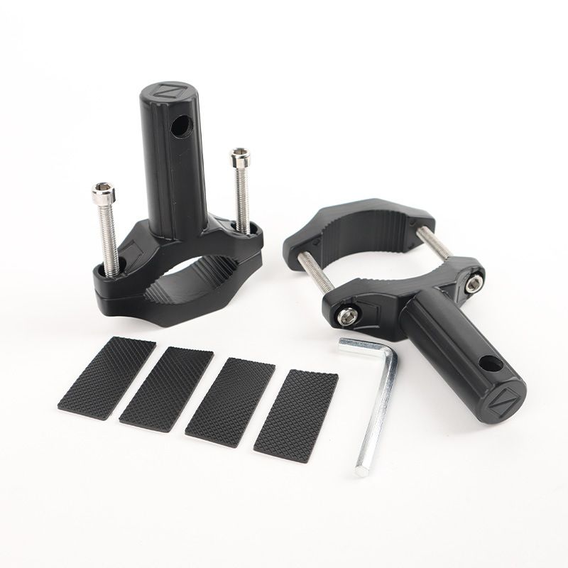 2pcs Front Fork Lamp Mount Pole Brackets,Headlight Fog Light Mounting Holder,Extension Tube Clamp for Motorcycle