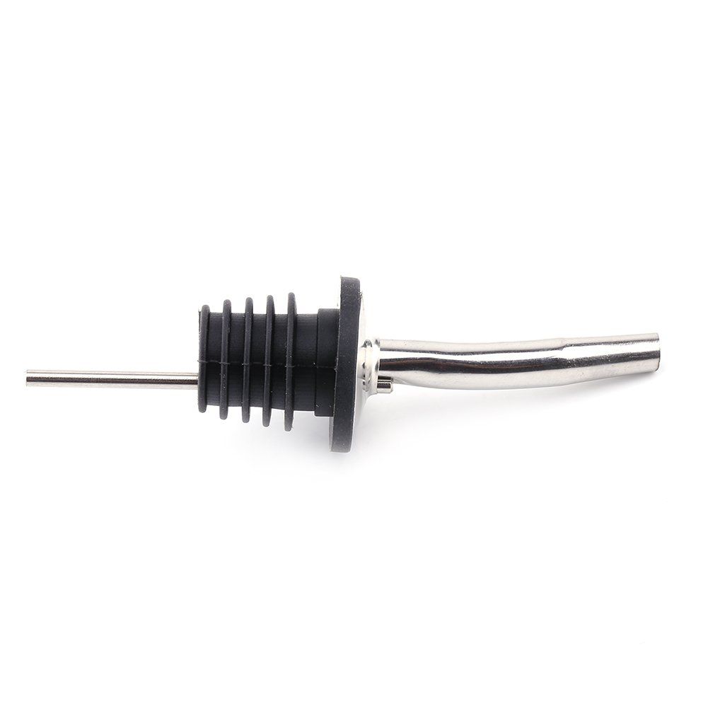 Stainless Steel Pourer, Flow Vented Pourer Wine Liquor Bottle Spout Stopper, Olive Oil and Vinegar Tapered Stopper Spout