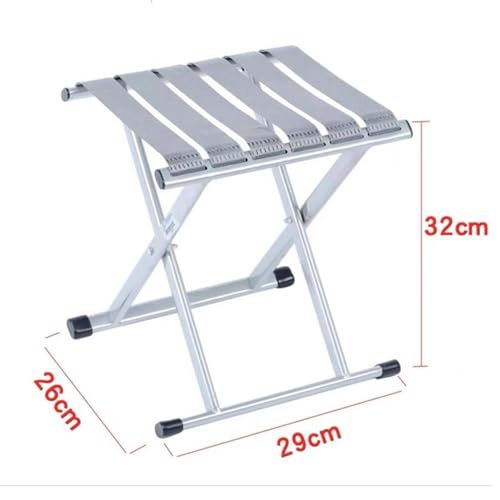 Folding Camping Stool, Foldable Footstool, Footstool, Beach Stool for Concert, Picnic, Barbecue, Travel