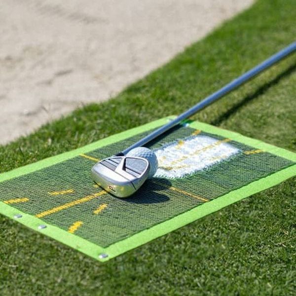 Premium Swing Training Mat for Analyzing Swing Path and Ball Impact Golf Practice Mat - - Ideal for Indoor/Outdoor Golf Training