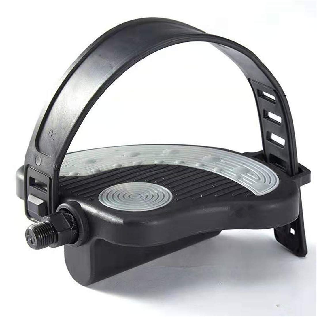 Exercise Bike Pedals with Straps Indoor Stationary Exercise Bike, Replacement Exercise Bike Pedals with Durable PVC Straps