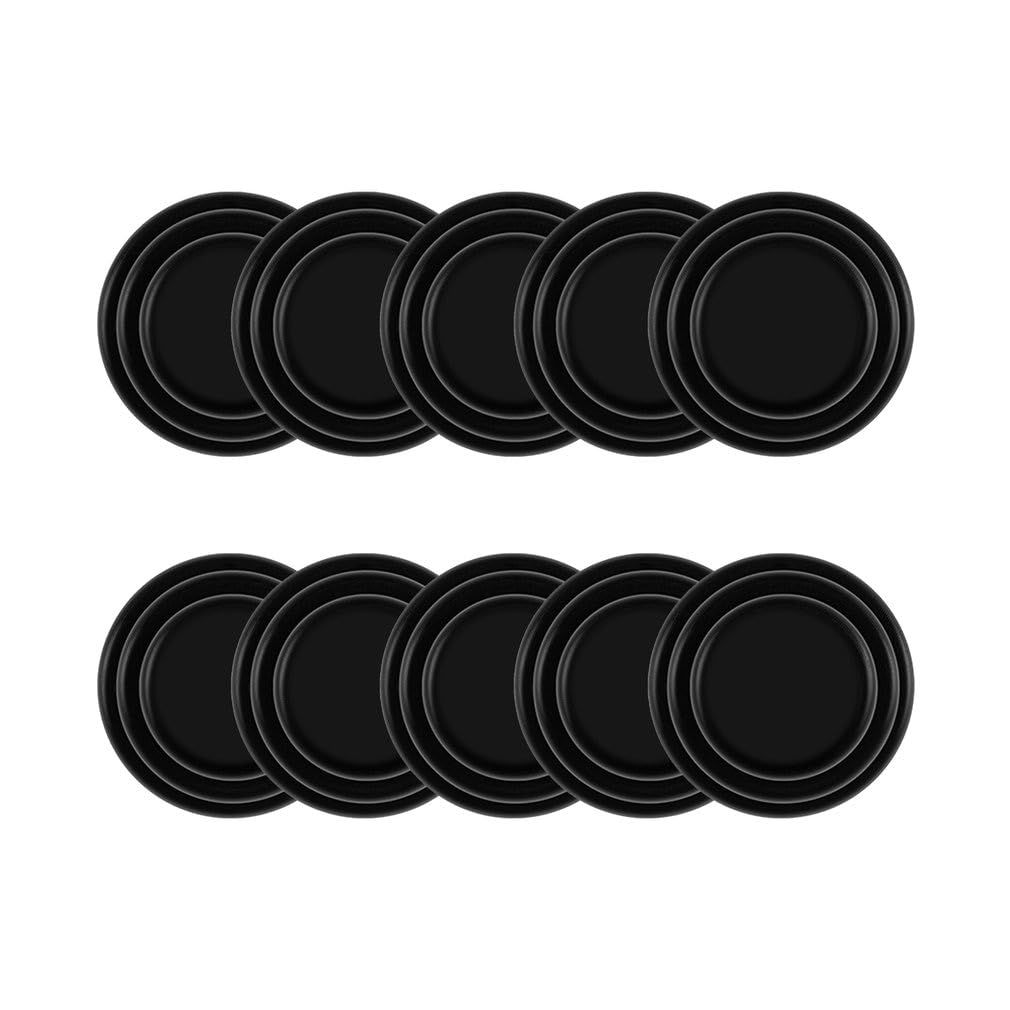10pcs Car Door Shock Absorber Sound Insulation Cars Doors Closer Shock Pad Cover Silicone Shockproof Car Hood Protection Pad