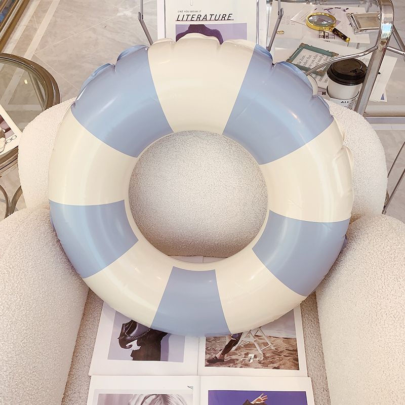 Swim Ring for Adult Kids Printing Pattern Swimming Pool Toys Summer Holiday Inflatable Swimming Tube （2pcs）