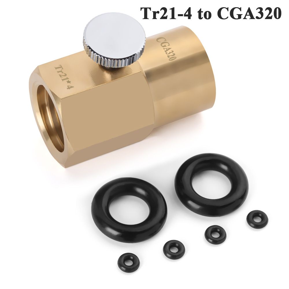 Soda Refill Bottle Adapter Refills Connector Kit for CGA320 to TR21-4,Soda Machine Soda Adapter Connector Adapter Accessories