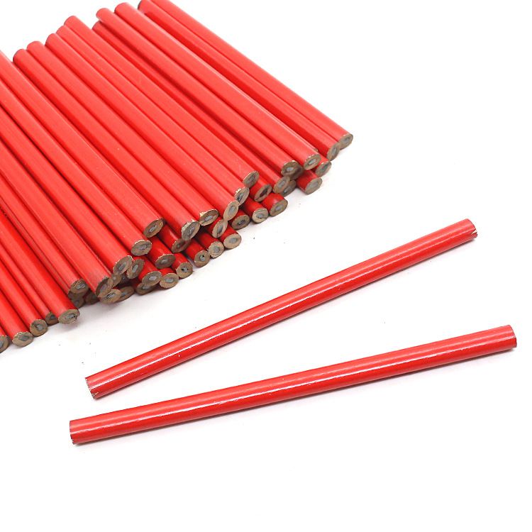 30 Pcs Carpenter Pencils, Octagonal Hard Black Carpenter Pencils, Construction Plan Pencils for Woodworking Marking
