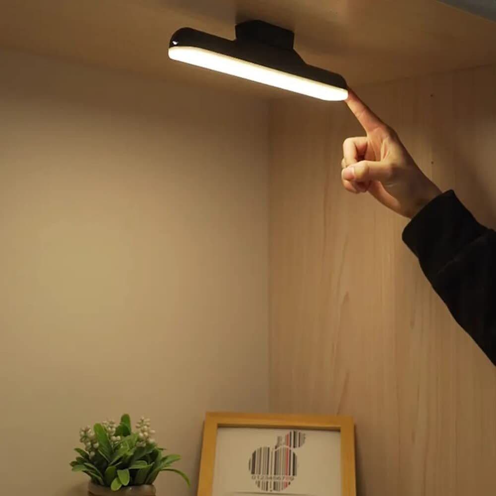 led Light for Desk, USB Rechargeable, Dimmable Lamp Touch Control, Magnetic Attach for Home, Office Reading Light Bedside Lamp