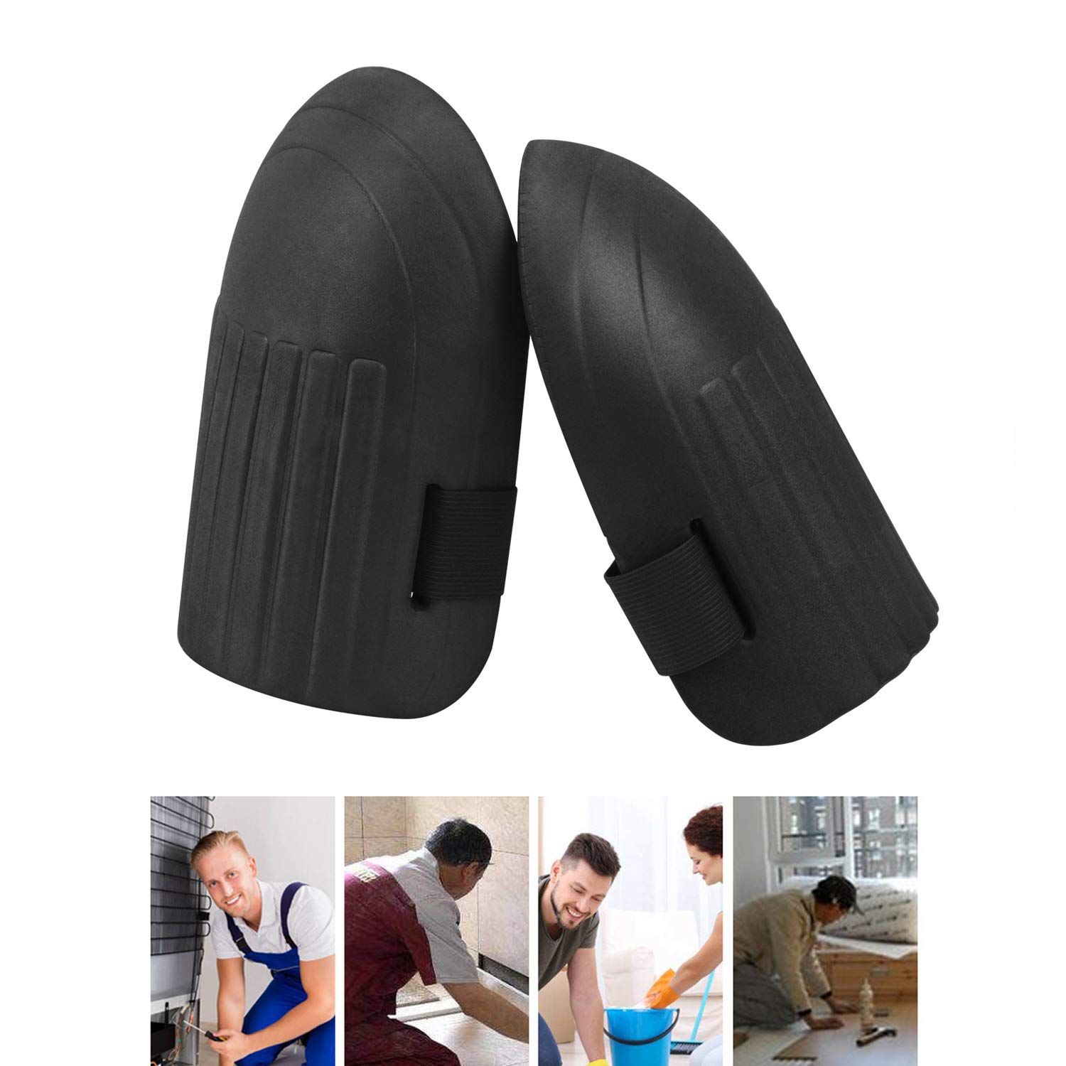 Waterproof Adjustable Gardening Knee Pads Foam Soft Home Garden Kneeling Knee Protection Cushion Gardener Cleaning Scrubbing