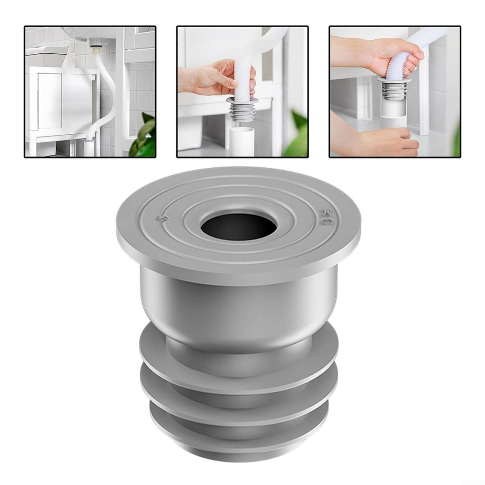 Silicone Anti-odor Floor Drain Sewer Deodorant Cover, Washing Machine Drain Pipe Seal, Anti-odor Floor Drain Plug Sewer Pipe Seal