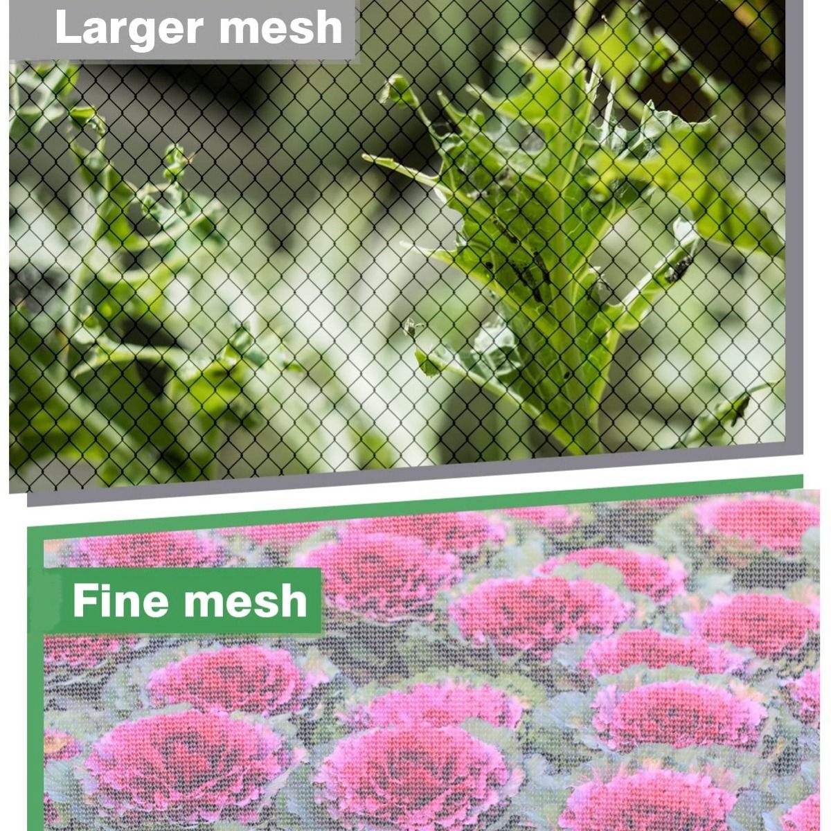 Garden Plant Cover-Bird Barrier Netting,Protect Vegetables, and Strawberries from Damage by Animals Such as Squirrels, Birds, Dogs