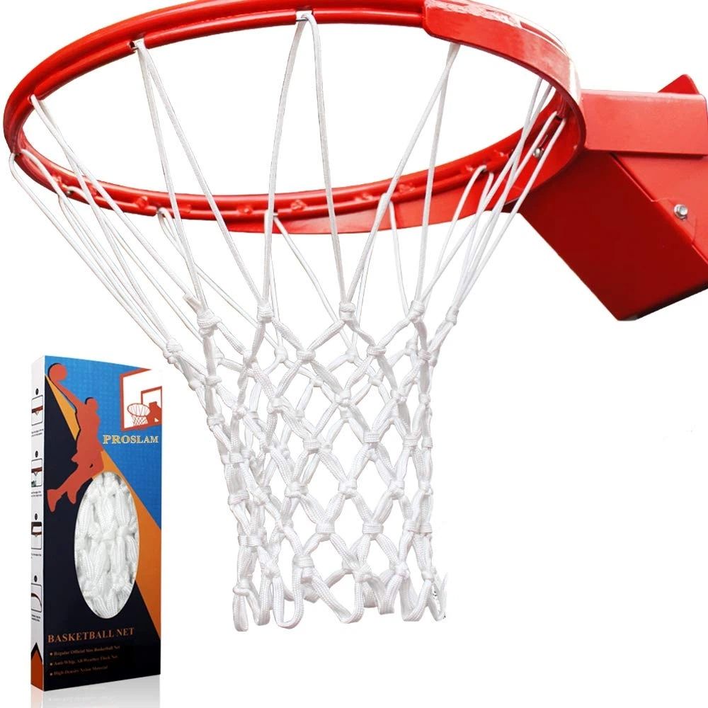 Premium Quality Professional Heavy Duty Basketball Net Replacement - All Weather Anti Whip,Fits Standard Indoor or Outdoor
