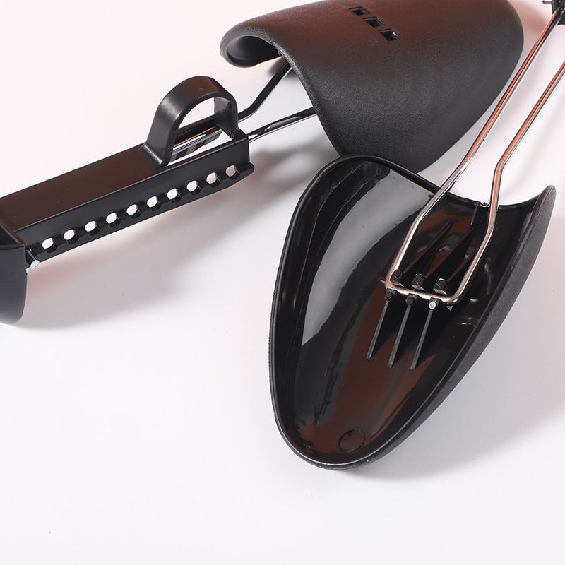 Practical Adjustable Length Men Shoe Tree Stretcher Holder Boot inserts shape holders (Men Black a pair)