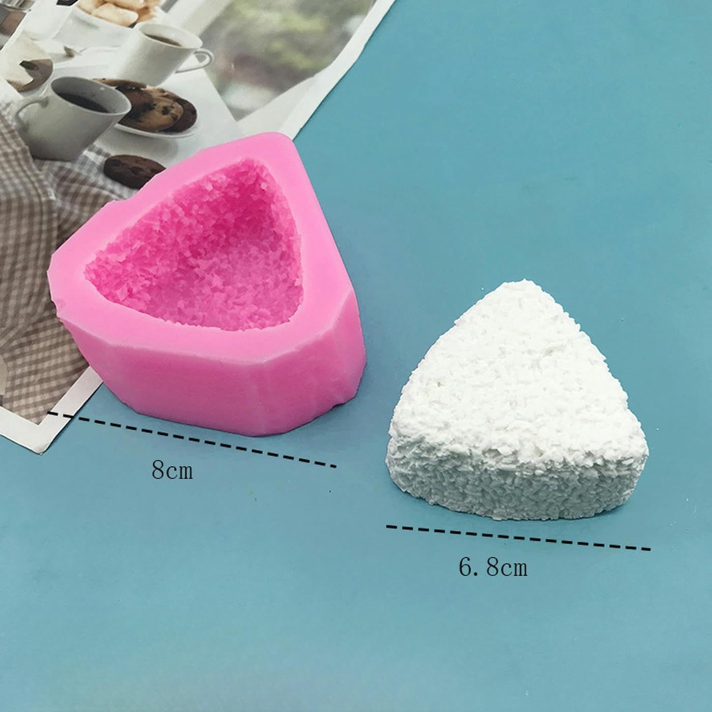 Molds 3Pcs Types of Triangular Rice Balls Seaweed Cheese Silicone Molds Diy Chocolate Pudding Biscuit Silicone Molds Cake