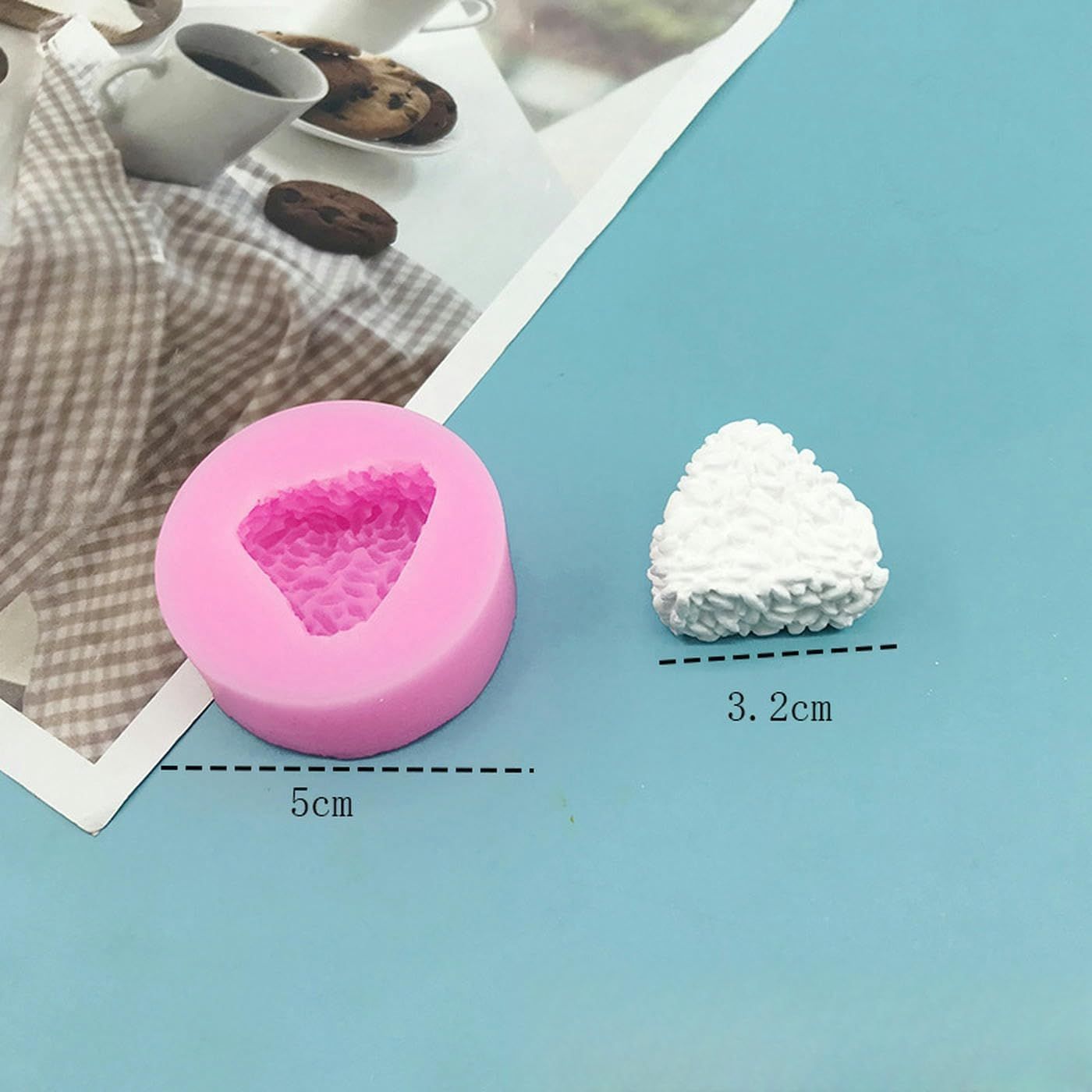 Molds 3Pcs Types of Triangular Rice Balls Seaweed Cheese Silicone Molds Diy Chocolate Pudding Biscuit Silicone Molds Cake