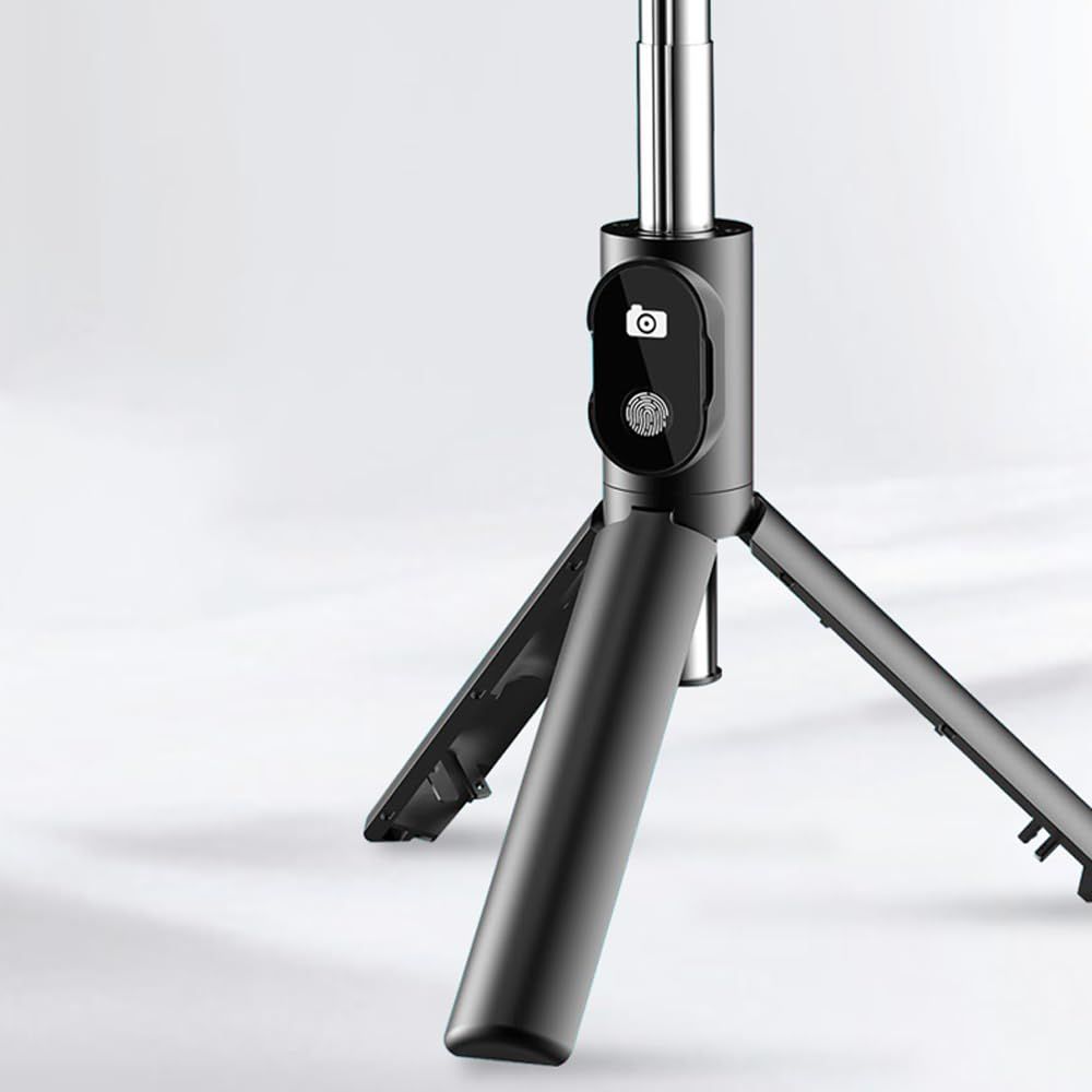 Bluetooth Selfie Stick Tripod with Detachable Wireless Remote, Portable Selfie Stick Tripod with Light, Extendable Bluetooth