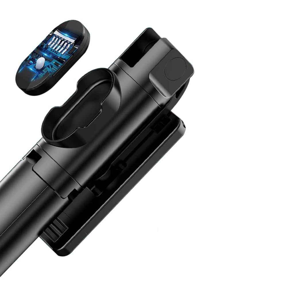 Bluetooth Selfie Stick Tripod with Detachable Wireless Remote, Portable Selfie Stick Tripod with Light, Extendable Bluetooth