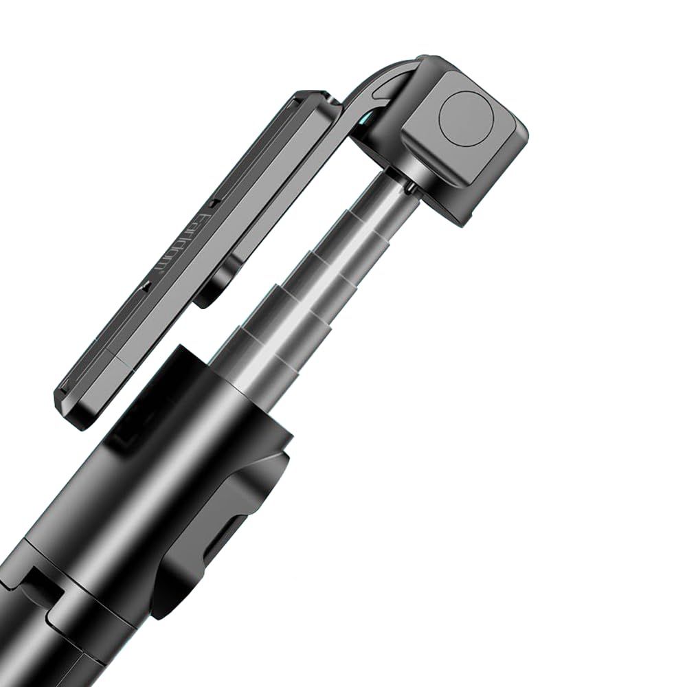Bluetooth Selfie Stick Tripod with Detachable Wireless Remote, Portable Selfie Stick Tripod with Light, Extendable Bluetooth