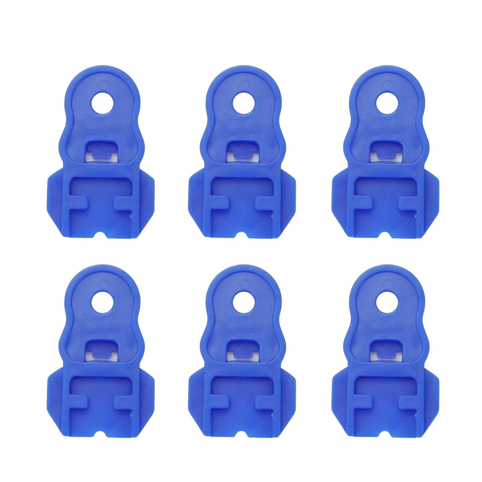 6 Pcs Soda Can Opener Protective Lid Plastic Drink Shield for Pop Beer or Soda Safe to Use(Blue)