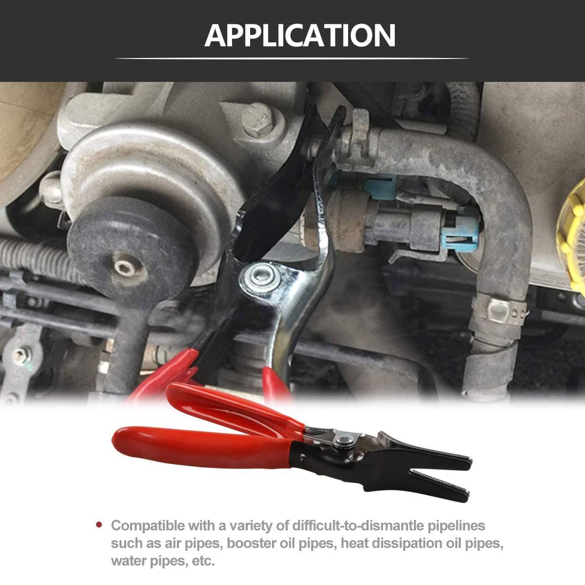 Hose Remover Pliers Automobile Vacuum Hose and Fuel Line Tube Hose Removal Tool Wide Applications Easy to Use