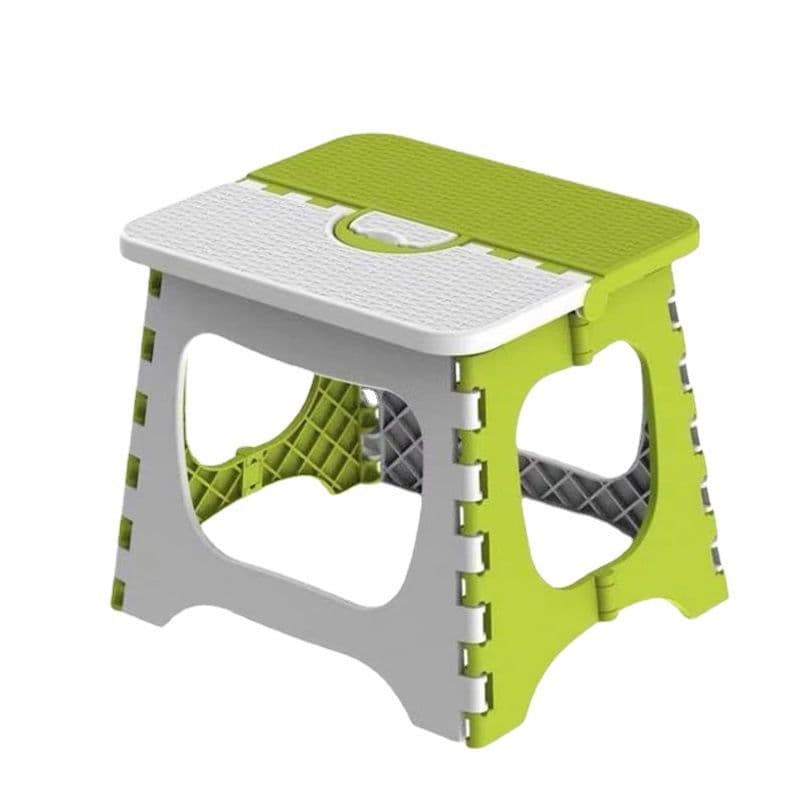 Foldable Step Stool Portable Plastic Stool for Kids and Adults Compact Size 25.7x19.5x19.5cm Available in Pink Blue Green Beige 2 Piece