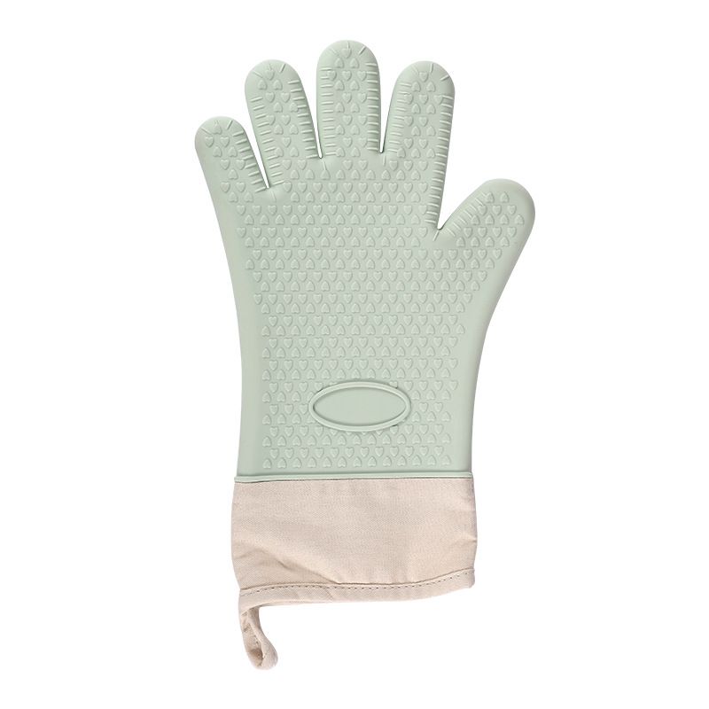 KITCHEN PERFECTION Silicone Smoker Oven Gloves -Extreme Heat Resistant BBQ Gloves-Handle Hot Food Right -2pcs