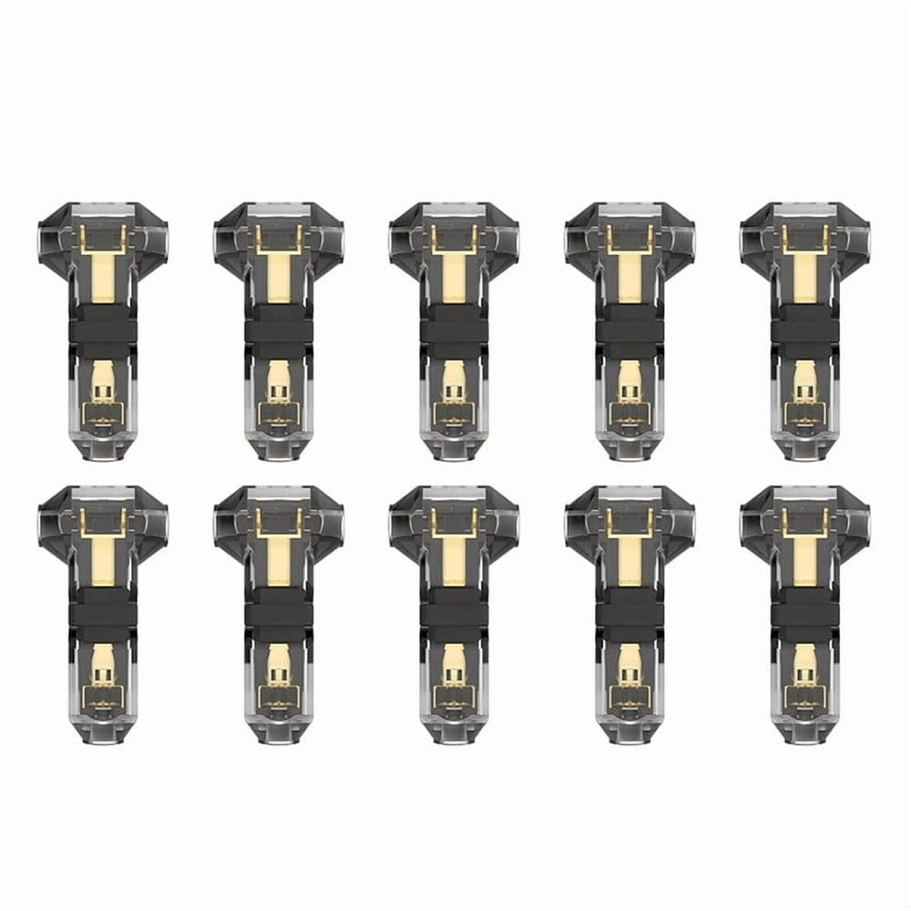 T Tap Wire Splice Connectors Solderless 3 Way 16-20 AWG Low Voltage 10 Piece