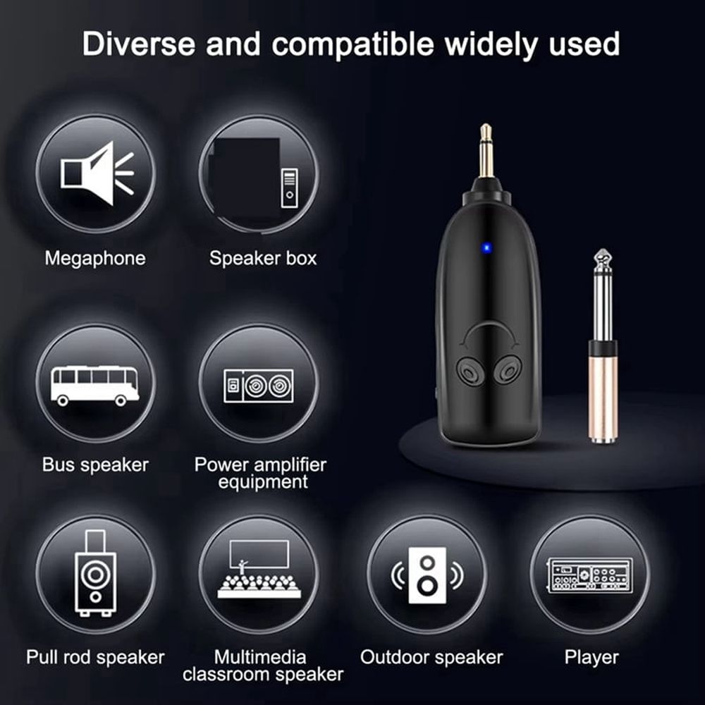 2 In1 Wireless Microphone Headset Transmitter Wireless Headset and Handheld Noise Reduction Mic for Voice Amplifier