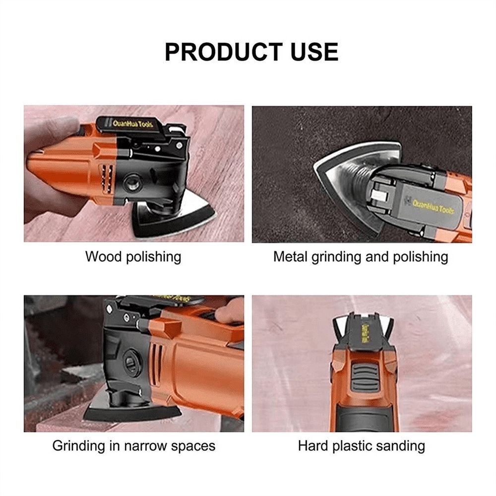 104Pcs Oscillating Tool Detail Sanding Pads, 2Pcs Triangle Sanding Pads and 2Pcs Finger Sanding Pad, 100Pcs Sandpaper