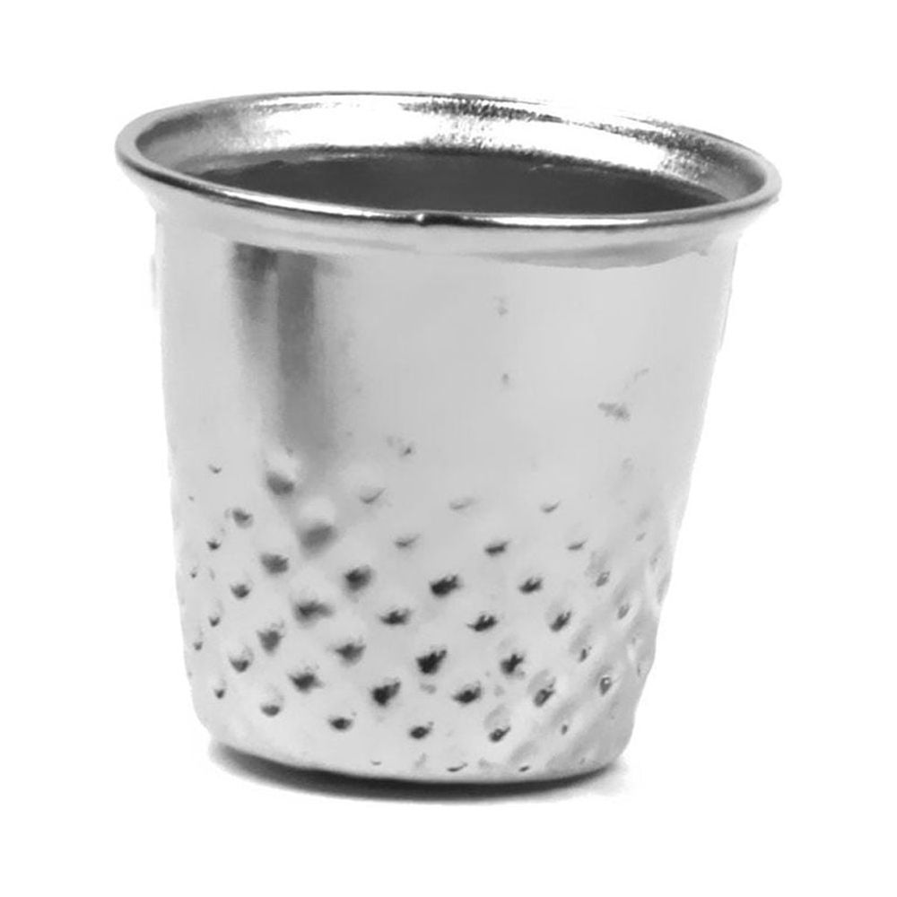 Vintage Sewing Thimble Metal Silver 10Pcs 0.73X0.73X0.69in