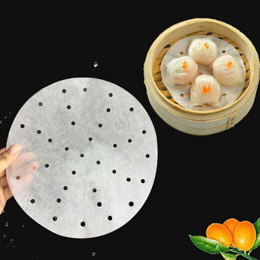 100-Pack Non-Stick Fryer Paper Liners for Crispy, Flavorful Cooking and Hassle-Free Cleanup