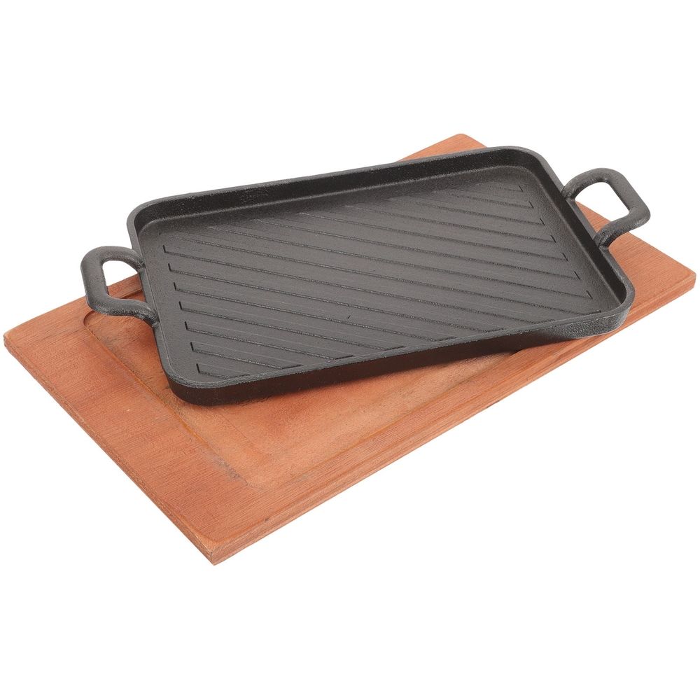 Cast Iron Griddle for Kitchen Cooking, Non-Stick , Even Heating, Assorted Colors, Ideal for Stovetop and Grill