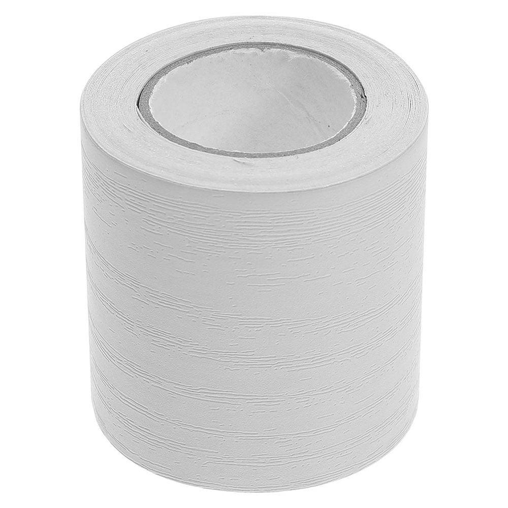 2 Rolls Silver PVC Peel and Stick Wall Trim for TV Background Walls