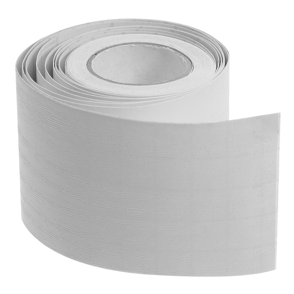 2 Rolls Silver PVC Peel and Stick Wall Trim for TV Background Walls