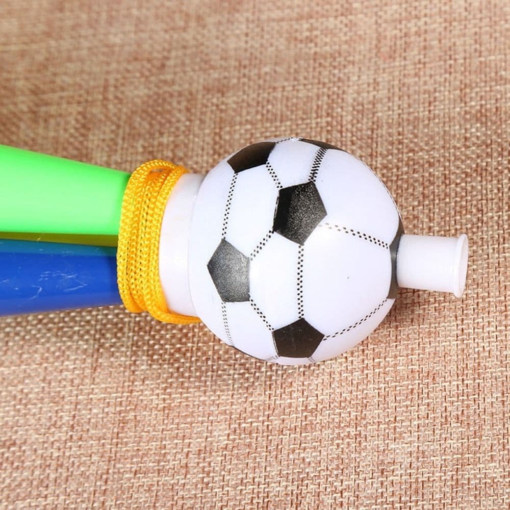 Loud Football Game Horns Multi-Color Cheer Noisemakers for Sports Events and Parties 6 Pieces