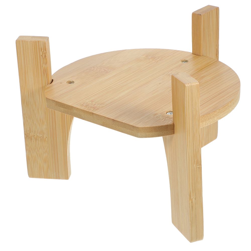 Bamboo Beverage Dispenser Stand for Drink Holder Rack with Water Dispenser Base