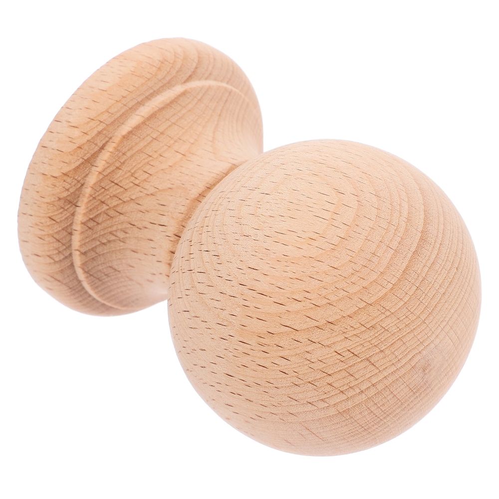 Unfinished Wood Finials for Bed Posts Decorative Round Ball Wooden Finials Solid Wood Ball Finial for Indoor Use