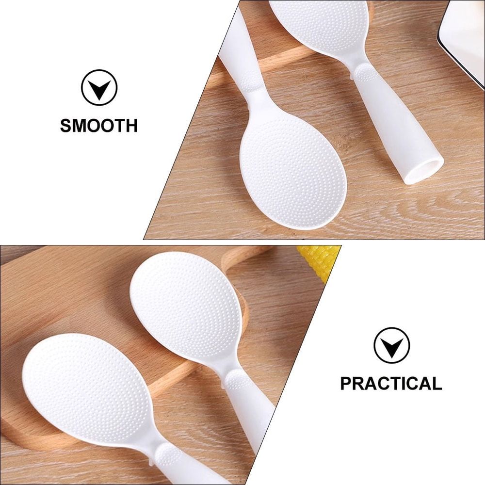 6pcs Kitchen Rice Scooper Plastic Non-stick Household Item for Kitchen Use