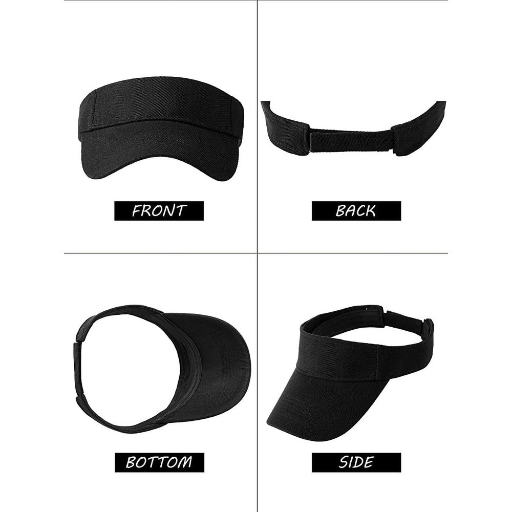 Sports Sun Visor Hat Golf Visors Hat Adjustable Visor Cap Athletic Sun Hat for Men Women