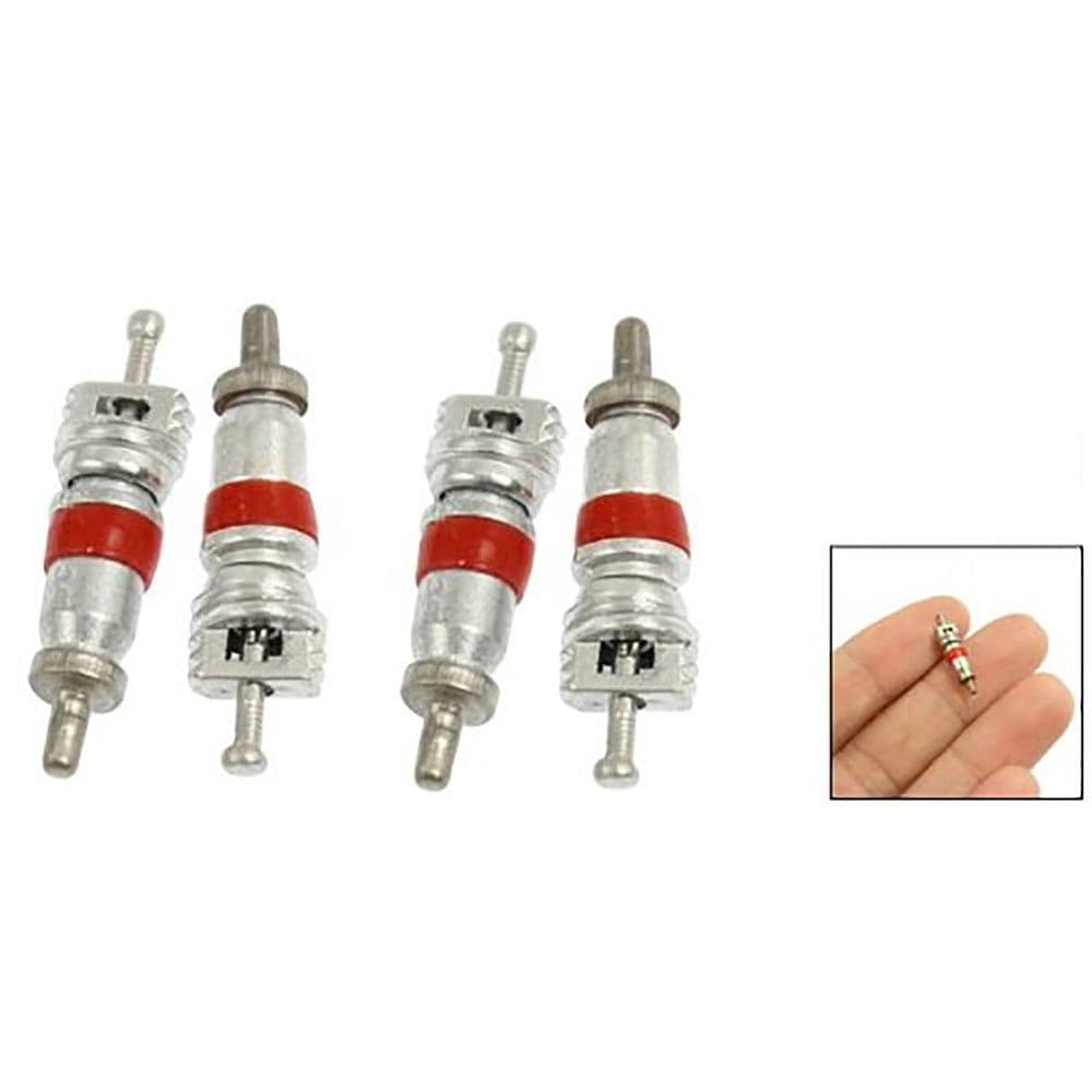 Tire Valve Core Tools Kit 200 Pcs Red Tyre Repair Accessories for Car Truck Motorcycle