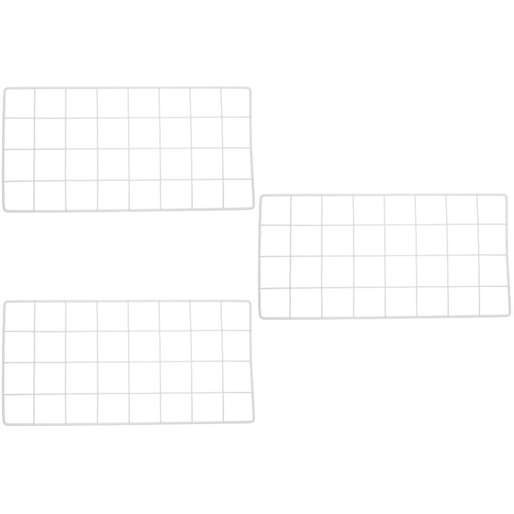 Masteelf 3-Piece Wire Wall Grid Panels for Photo Display, Iron Picture Frames, and Decorative Photo Grid Panels
